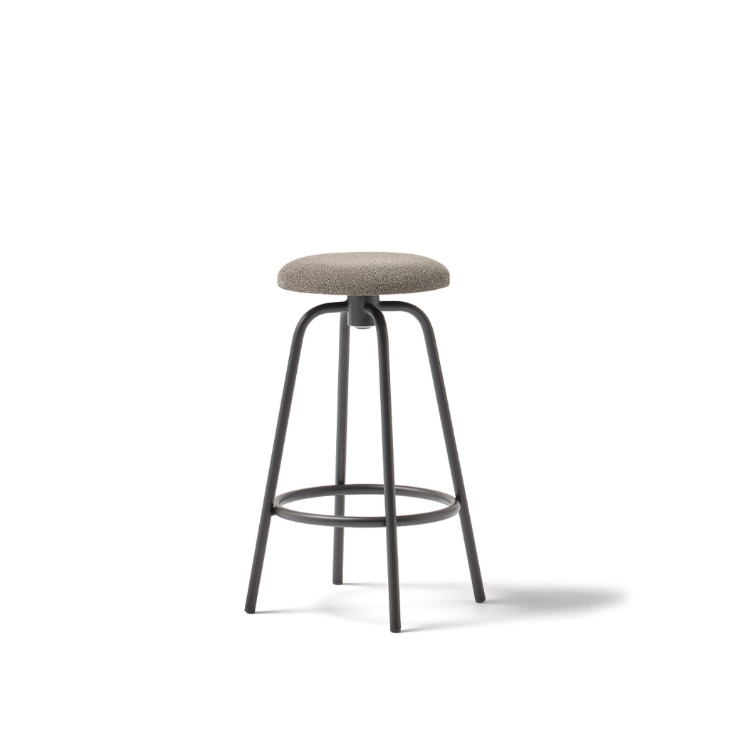 [400004] Bowler Medium Swivel Stool (BIO Brown)