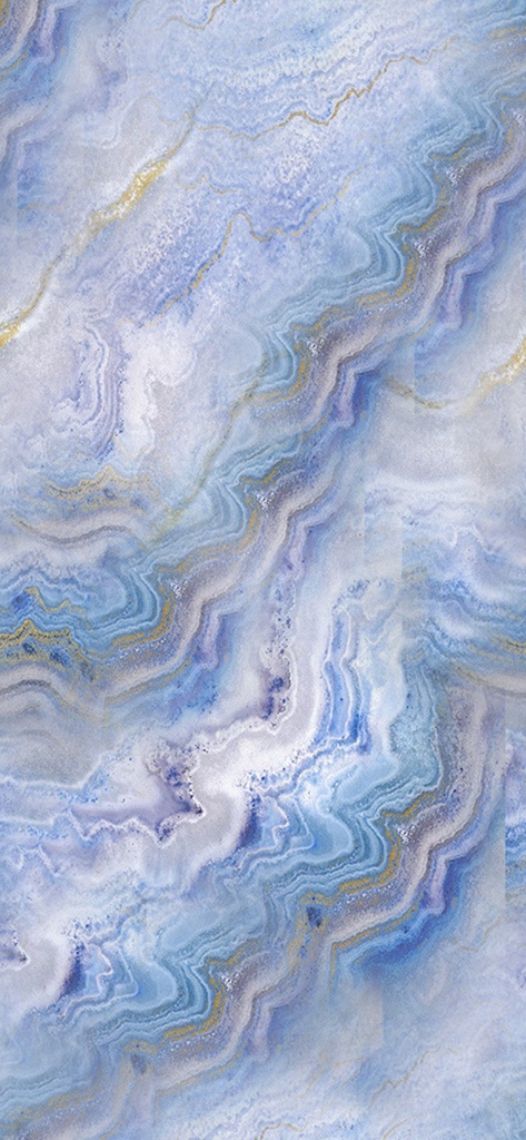 [MAT-ARKLAM-ONIX-TURQUOISE-DECOR-POLISHED-1200-X-2600-6MM] Porcelaine — Onix Turquoise Decor Polished 1200 x 2600 - 6mm