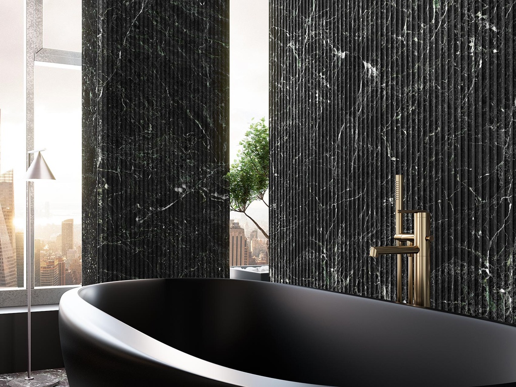 [MAT-ARKLAM-CAVIAR-GREEN-DECOR-1200-X-3000-6MM] Porcelaine — Caviar Green Decor 1200 x 3000 - 6mm