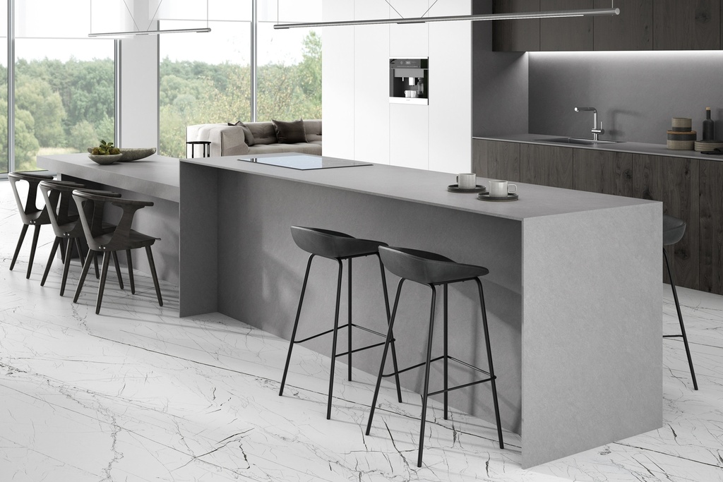 [MAT-ARKLAM-MIRAGE-GREY-HAMMERED-BUSH-1600-X-3200-12MM] Porcelaine — Mirage Grey Hammered Bush 1600 x 3200 - 12mm