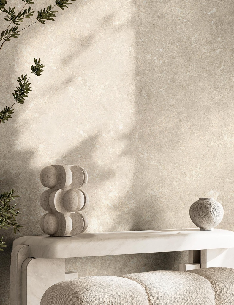 [MAT-ARKLAM-TUNDRA-CREAM-NATURAL-1200-X-3000-6MM] Porcelaine — Tundra Cream Natural 1200 x 3000 - 6mm